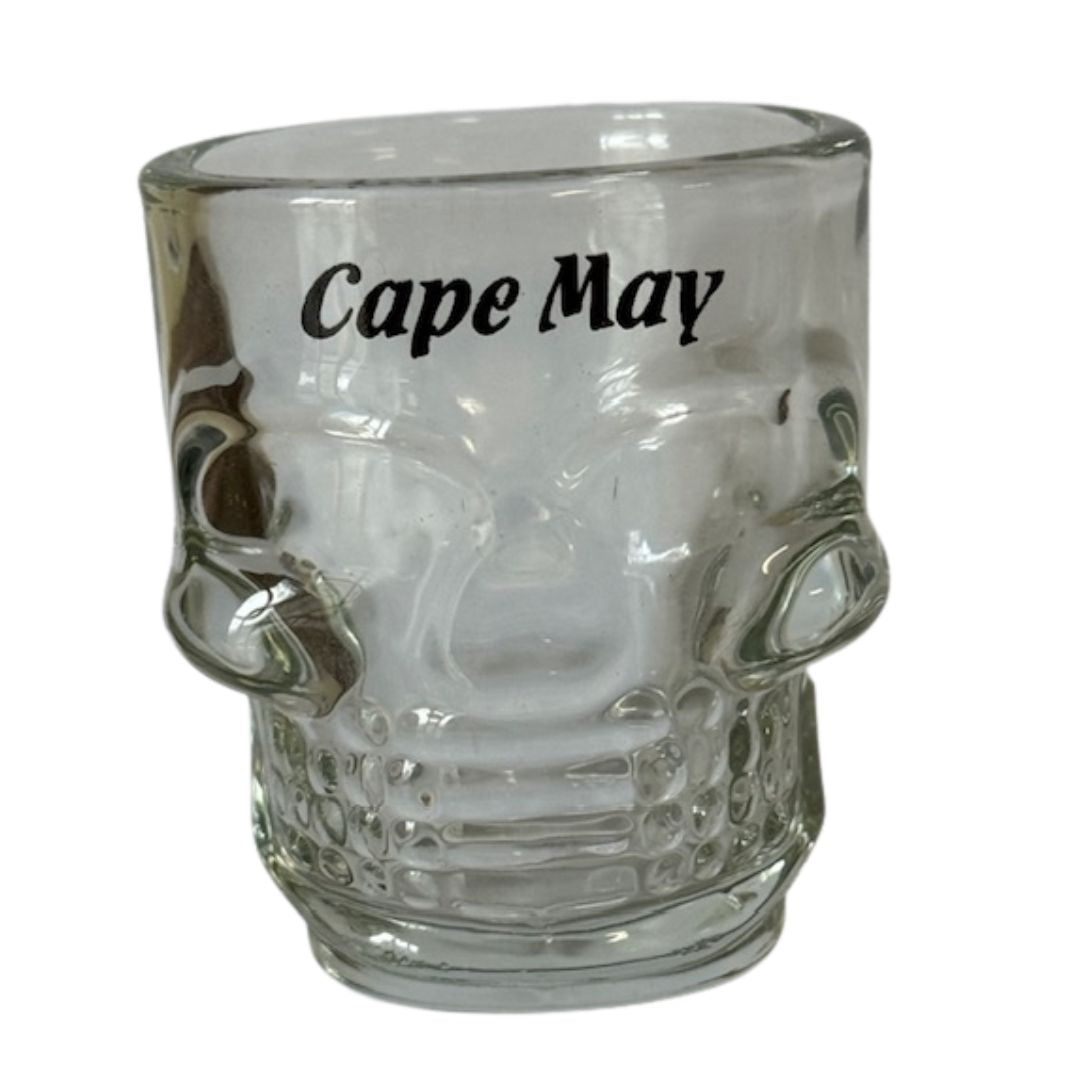 Cape May Clear Pirate Skull Shot Glass