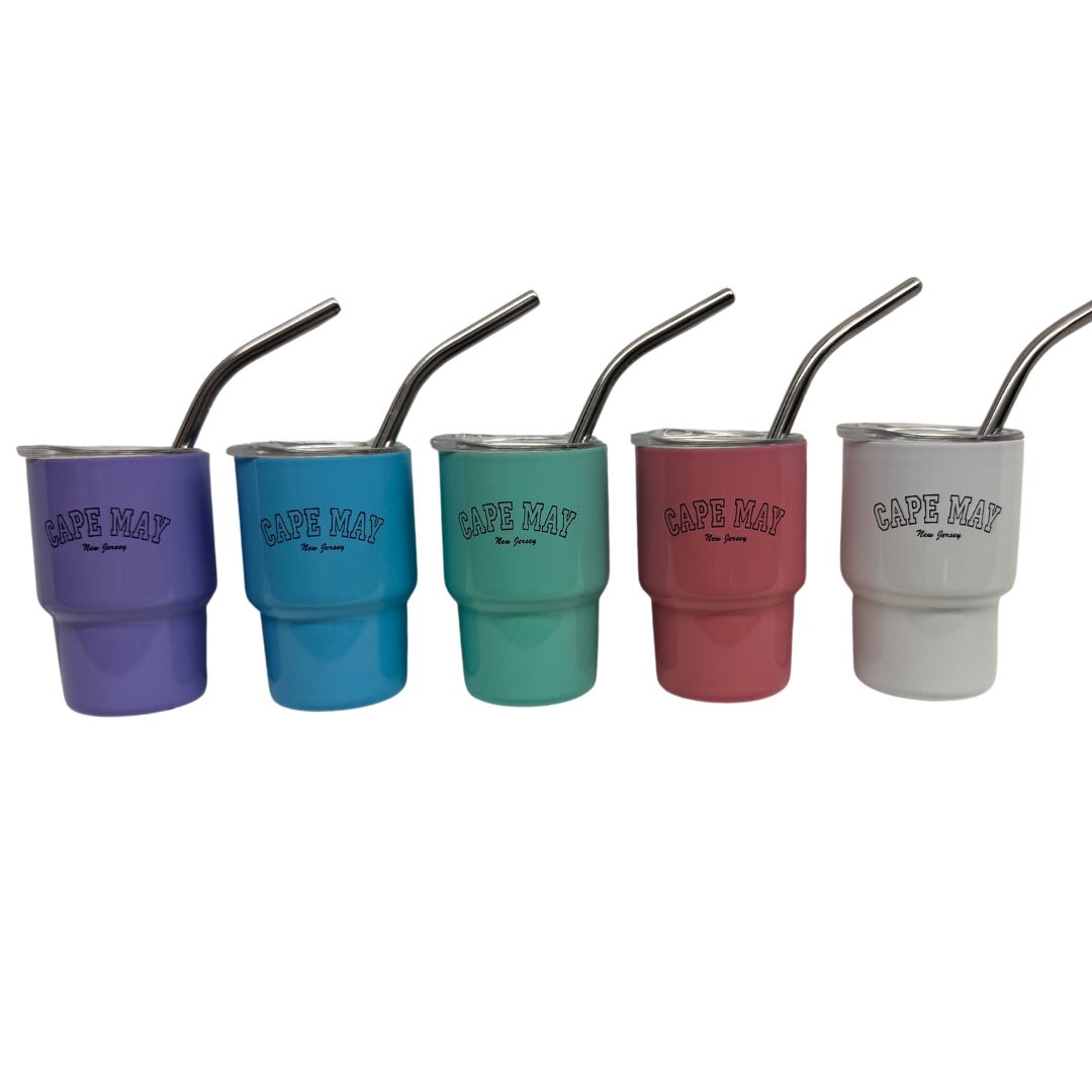 Mini Cape May Cup with Lid and Straw