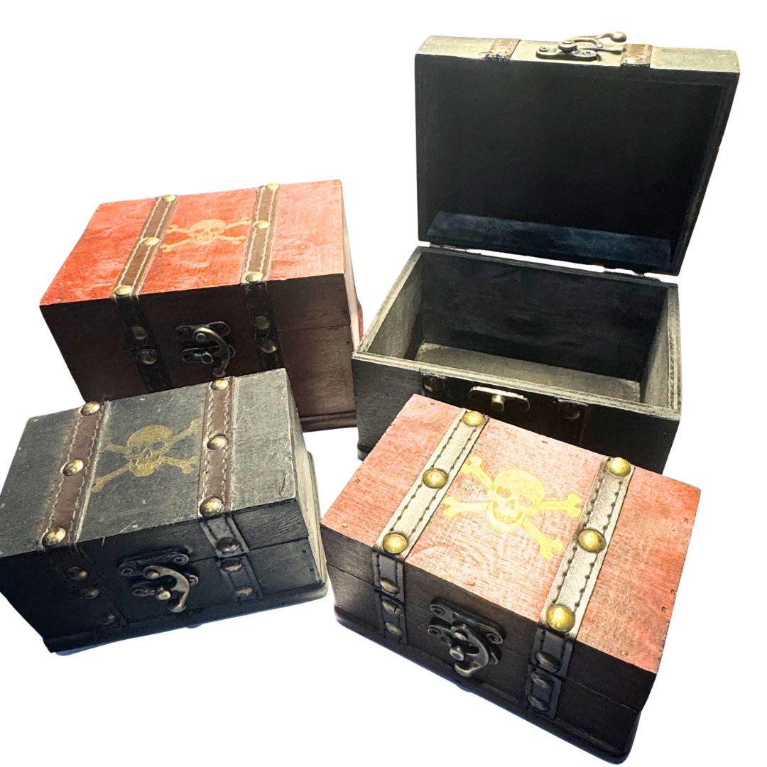 Pirate Skull Treasure Chest