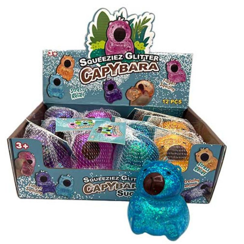 Squeeziez Glitter Capybara