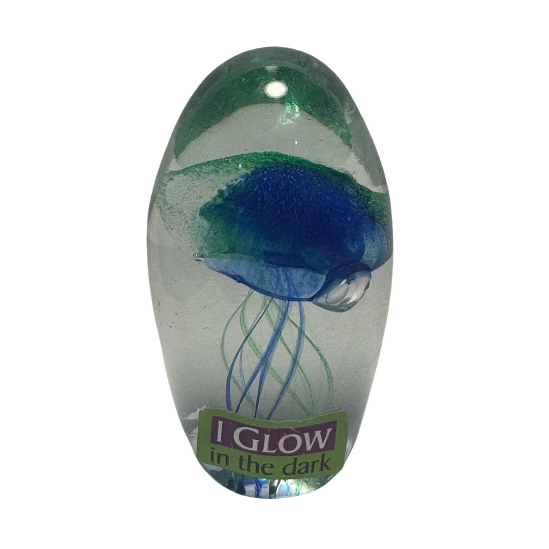 Glow in the Dark Glass Jellyfish