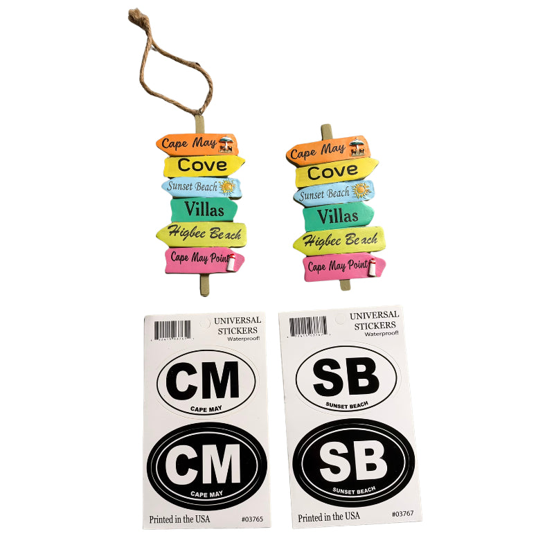 Sticker, Magnet and Ornament Set