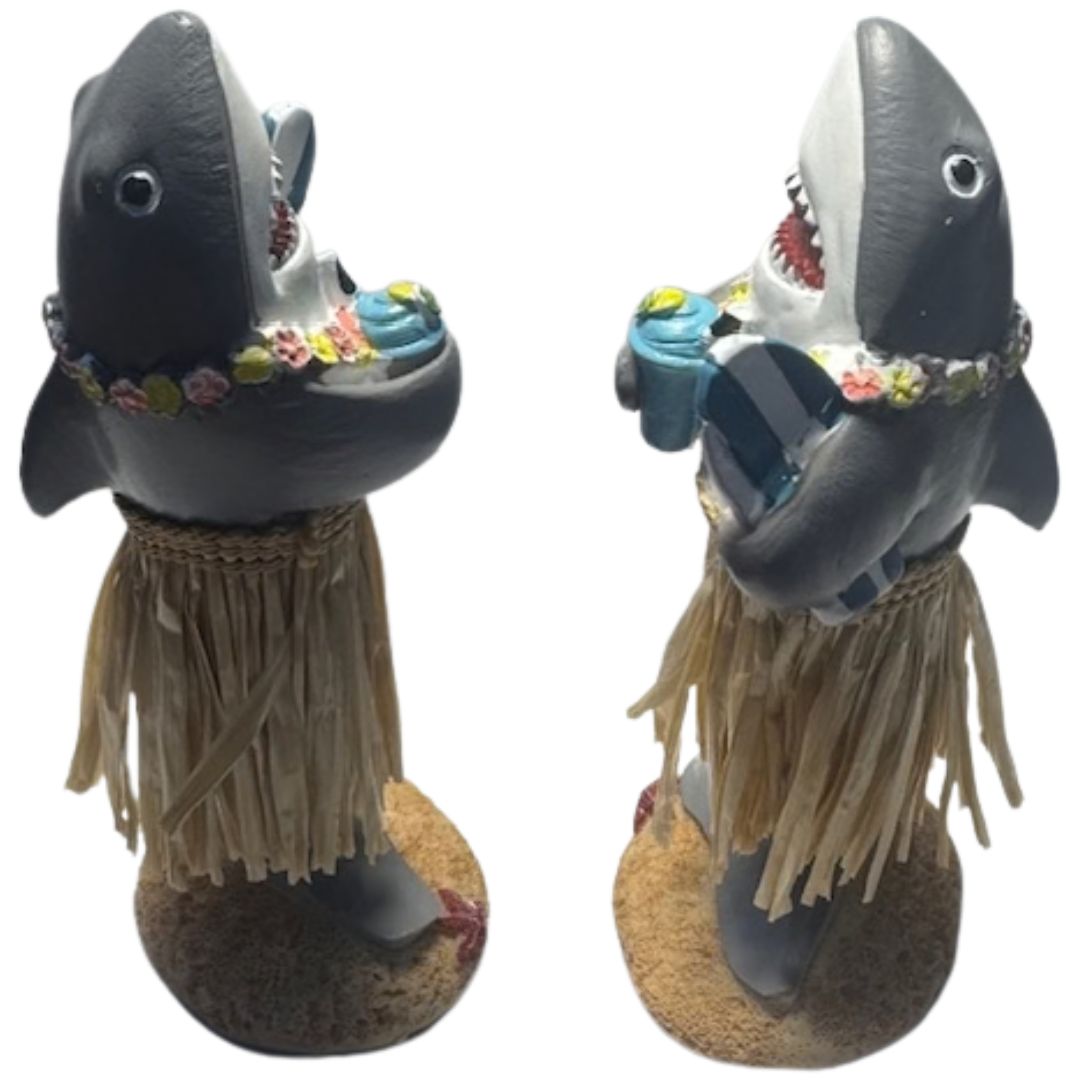 Surfing Hula Skirt Shark