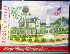 Cape May Watercolors 2026 Calendar