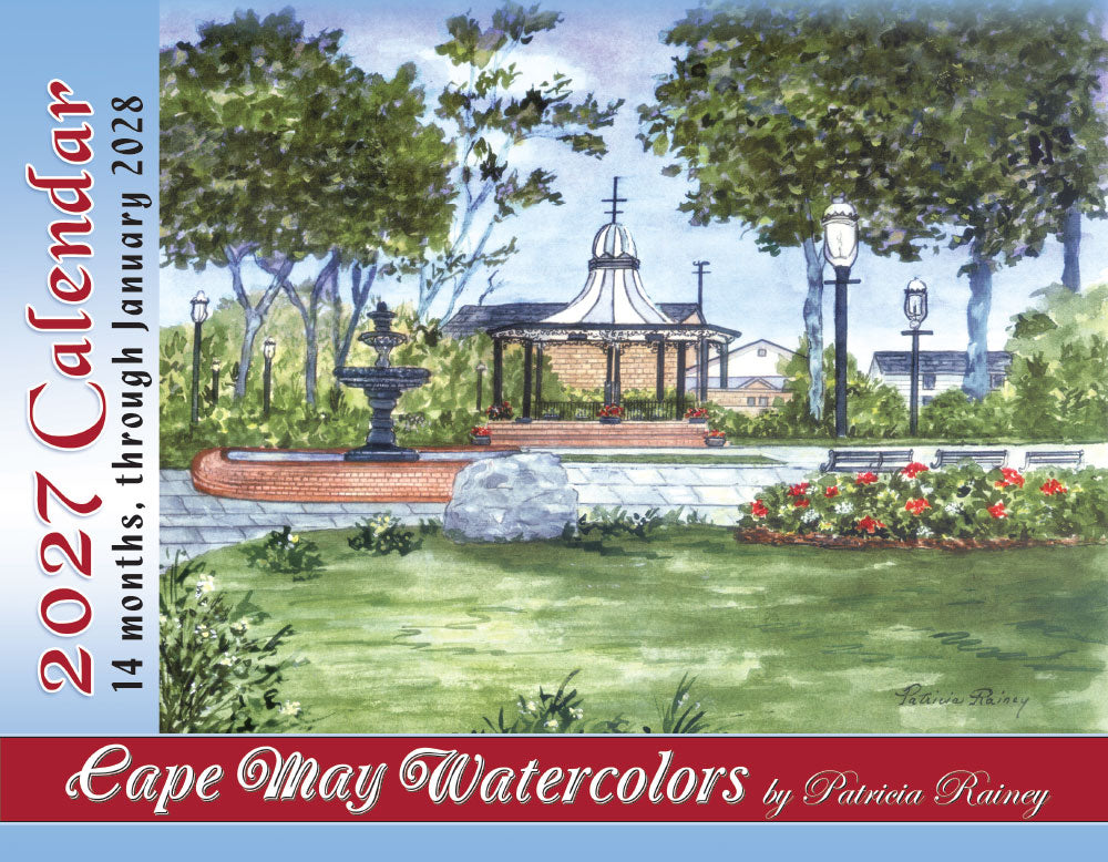 2027 Cape May Watercolor Calendar