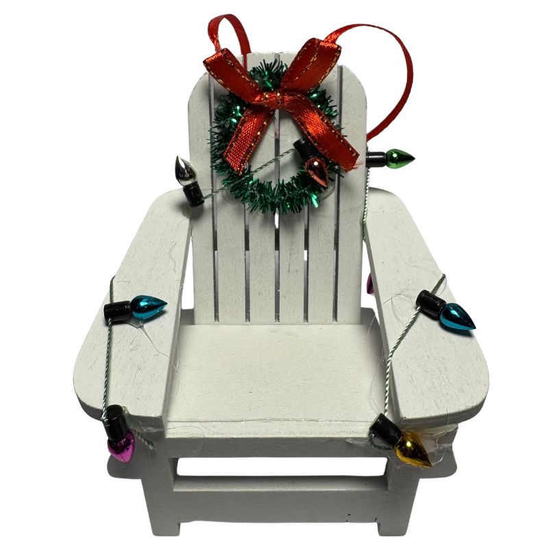 Adirondack Beach Chair Christmas Ornament