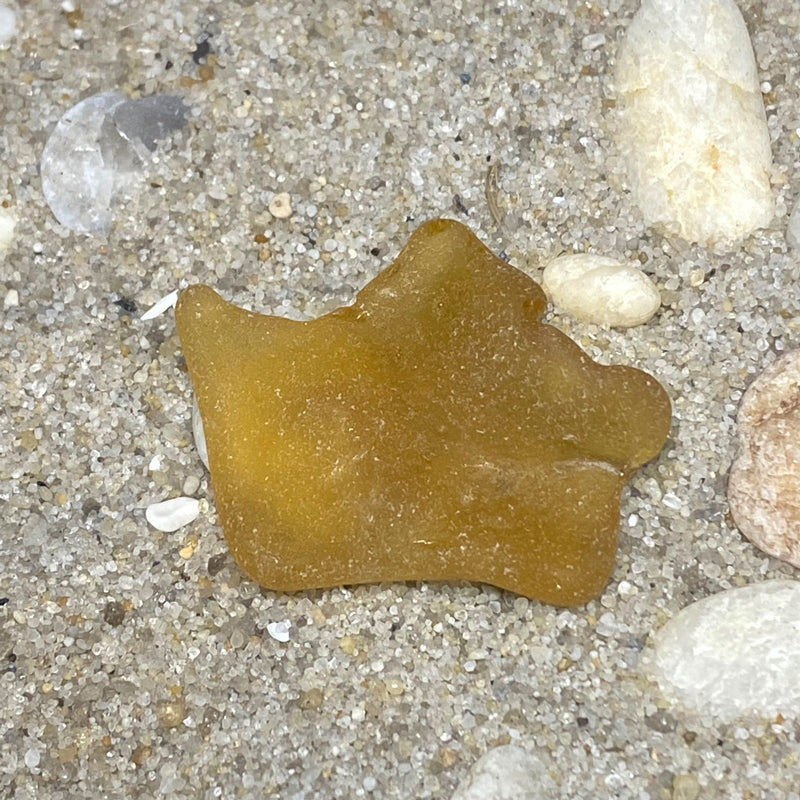 Amber Bonfire Sea Glass