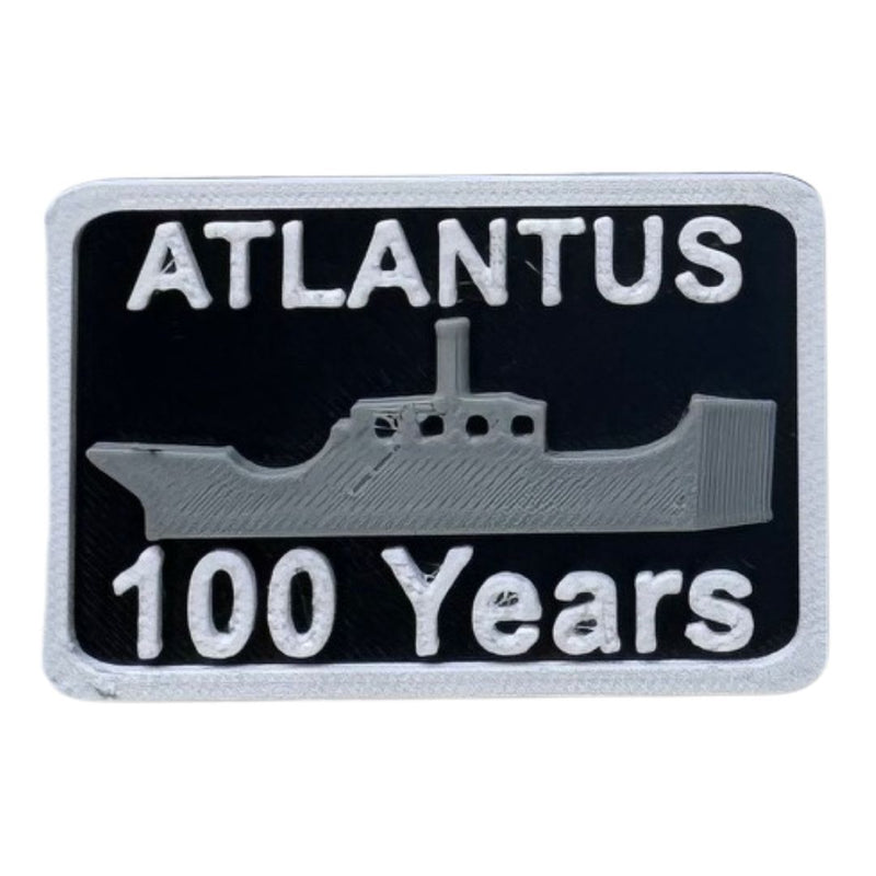 Atlantus Concrete Ship 3D Printed Magnet