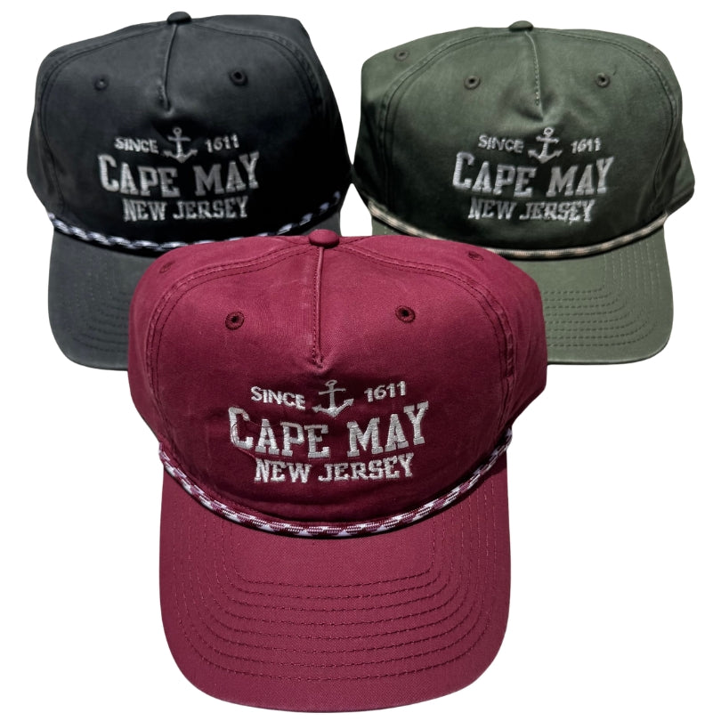 Cape May Since 1611 Anchor Hat
