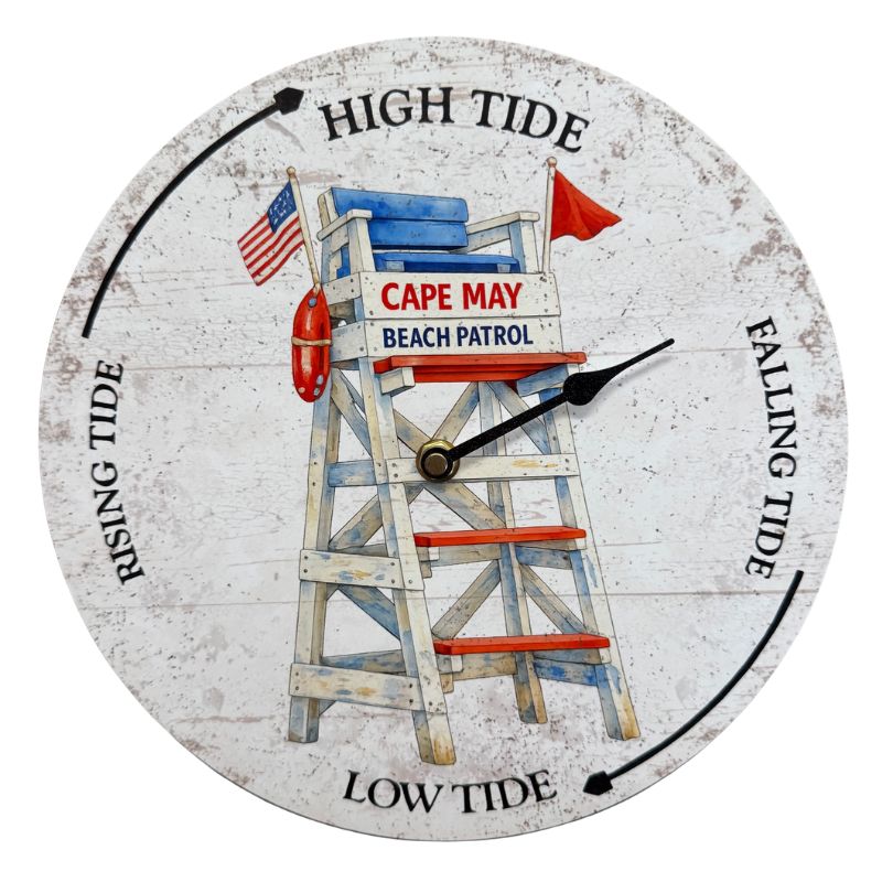 Cape May Beach Patrol Tide Clock