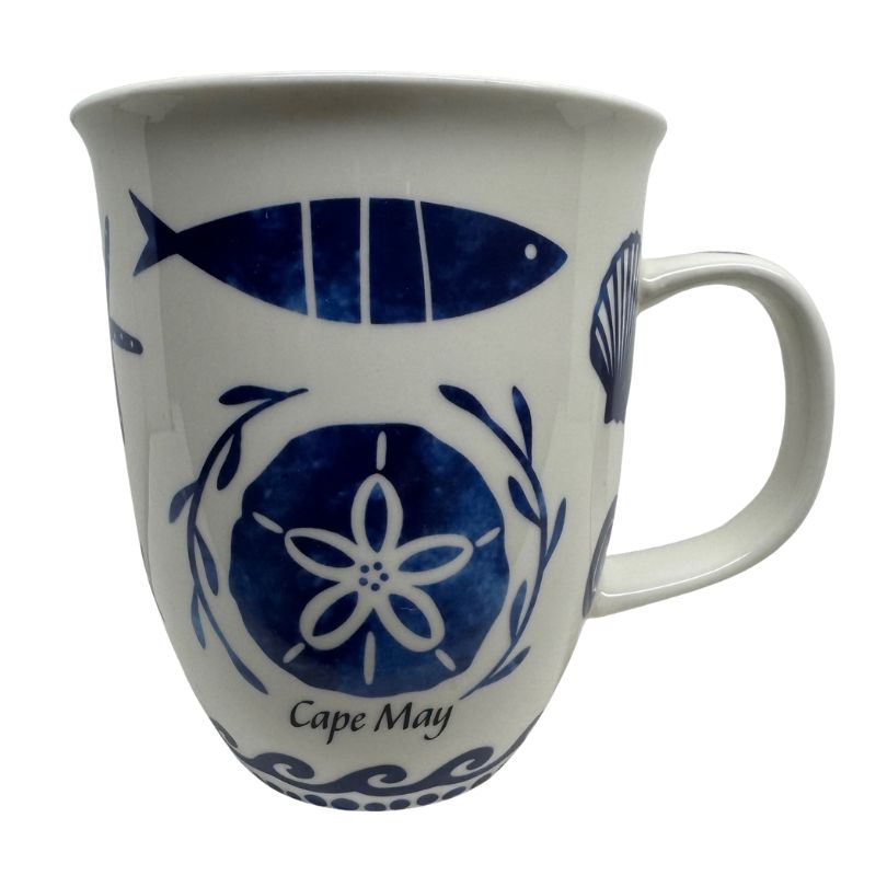 Cape May Fish Sand Dollar Mug