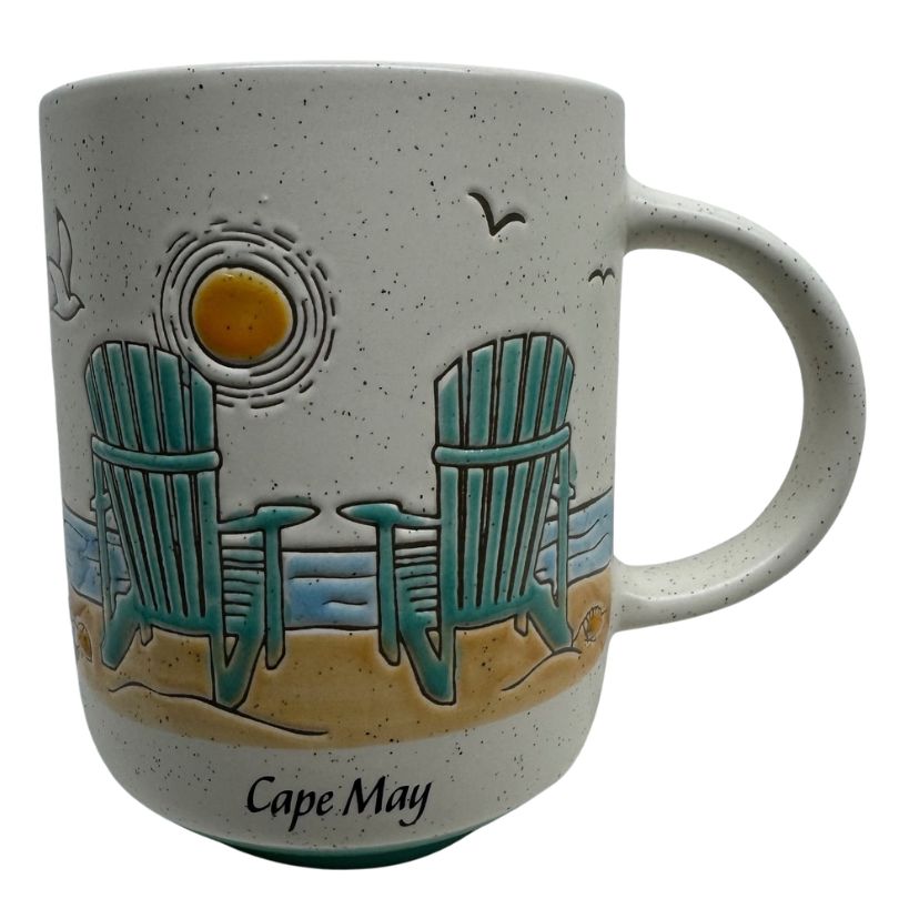 Cape May Seaside Beach Chairs Mug