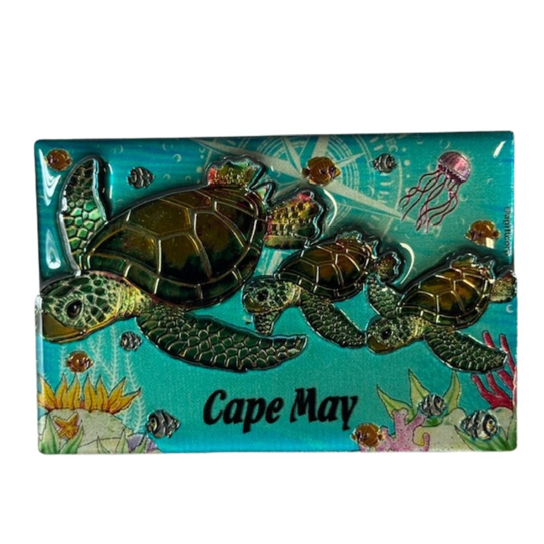 Cape May Turtle Trio Magnet