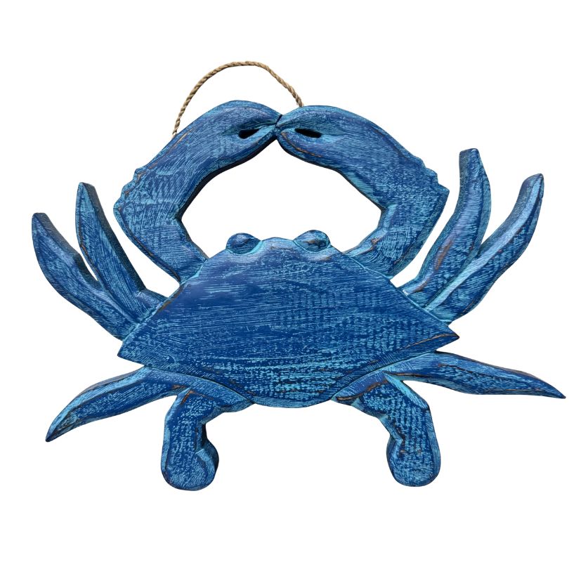 Blue Crab Wall Plaque