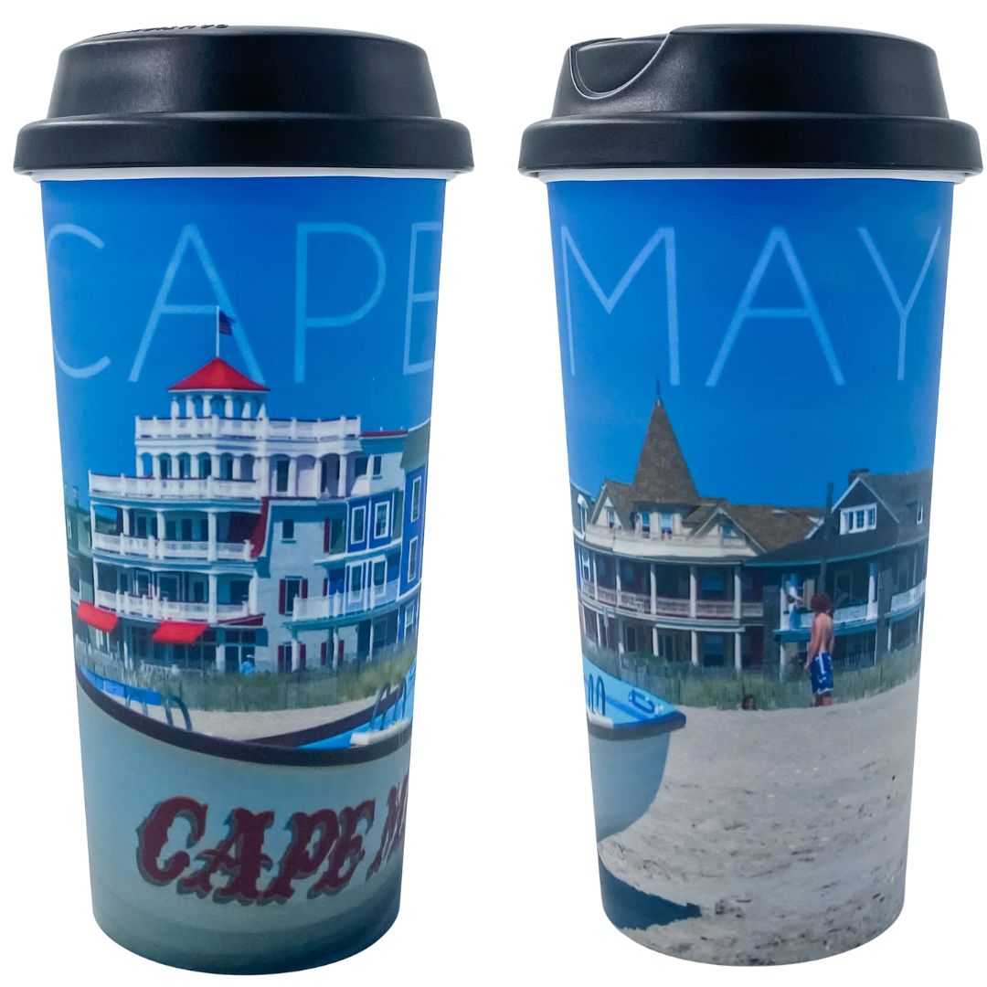 Cape May Beachfront Travel Mug