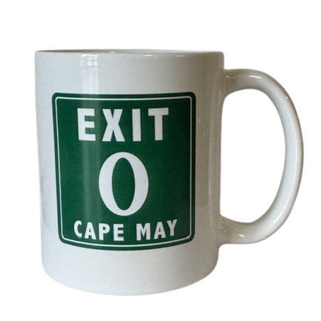 Exit 0 Cape May Sign Mug