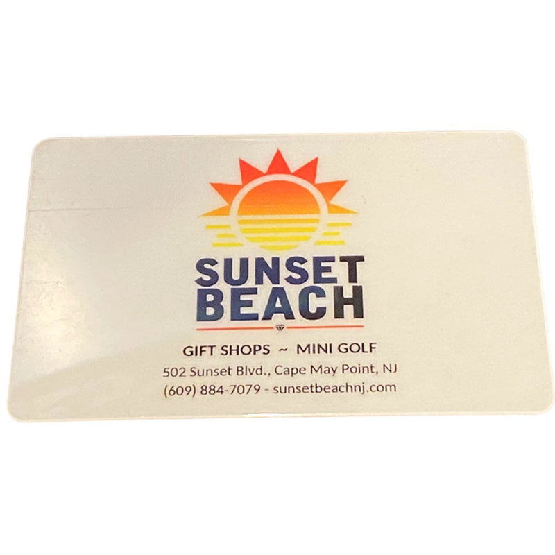 Sunset Beach Gift Card - In Store