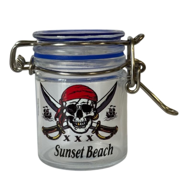 Sunset Beach Pirate Collection Jar