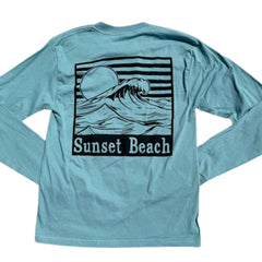 Sunset Wave Long Sleeve Tee