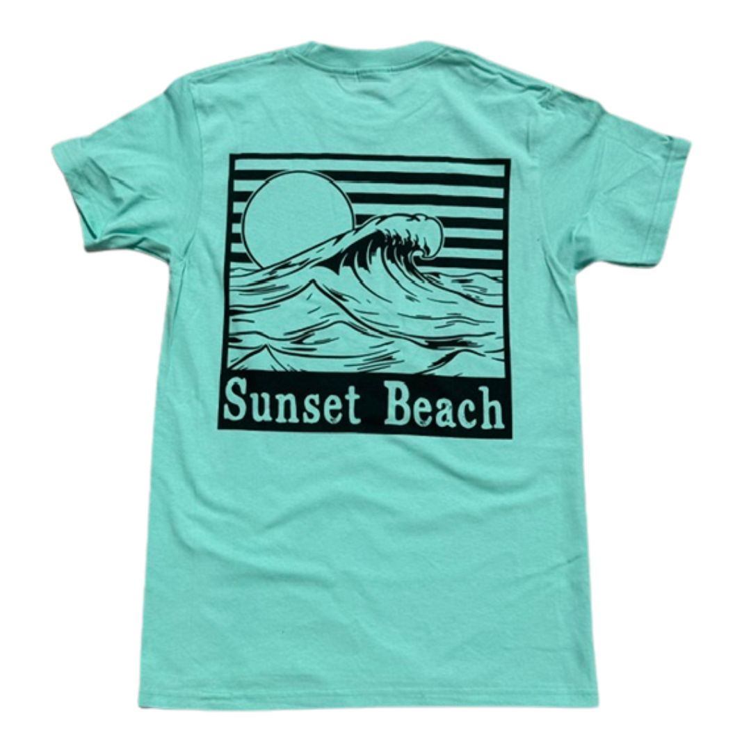 Sunset Beach Wave Tee