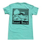 Sunset Beach Wave Tee