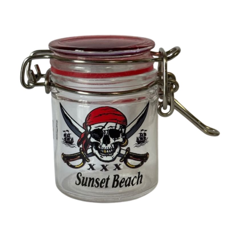 Sunset Beach Pirate Collection Jar