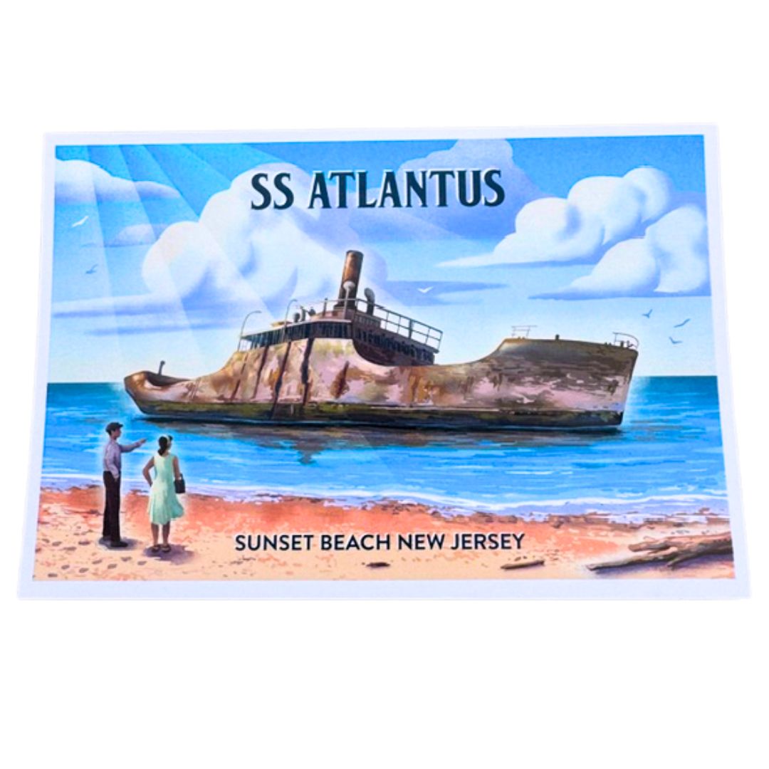 SS Atlantus Postcard