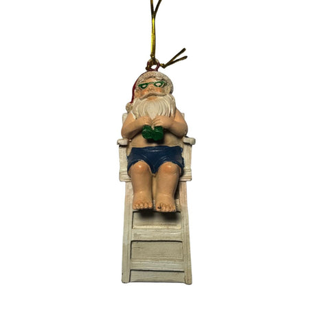 Santa Lifeguard Ornament 