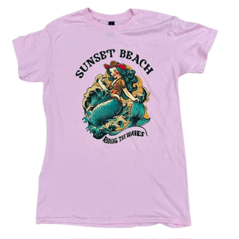 Riding The Waves Mermaid Tee