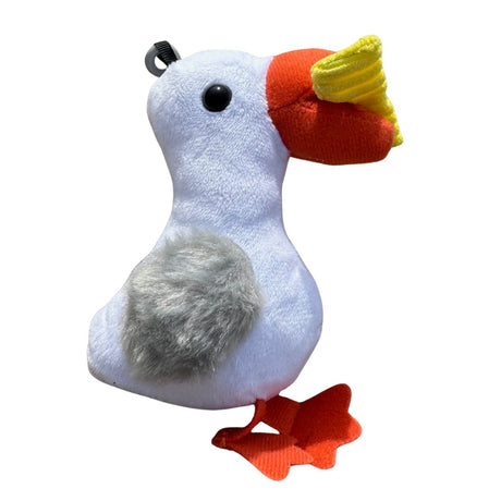 Seagull with French Fry Keychain