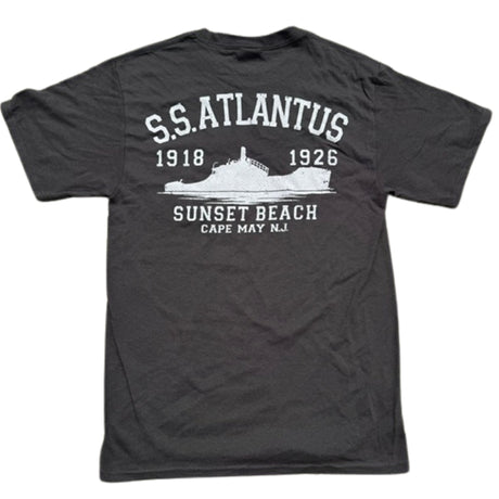 Sea the Day Concrete Ship Pocket Tee