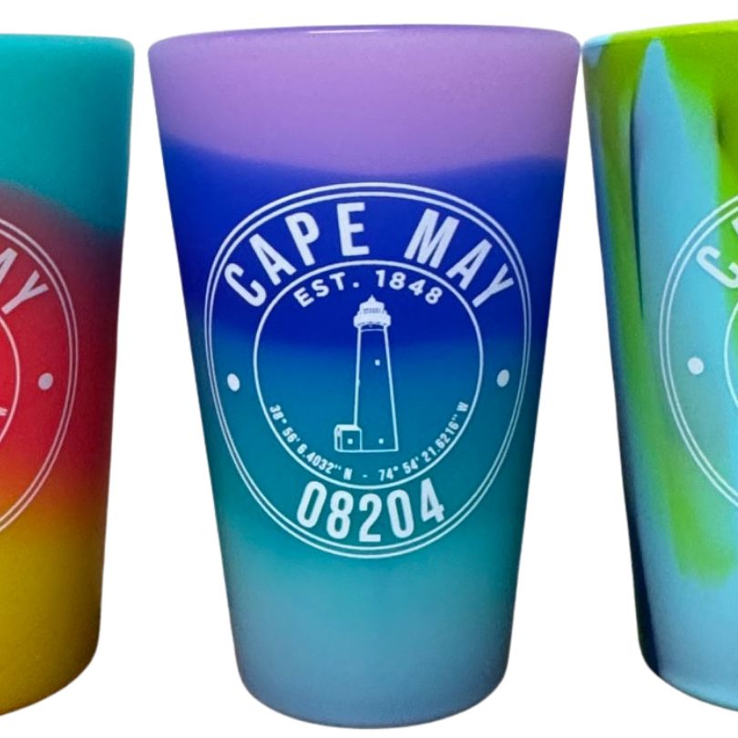 Cape May Silipint Silicone 16 oz Pint Glass