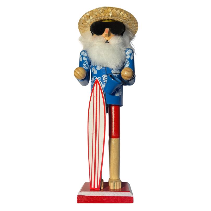 Surfin Santa Nutcracker