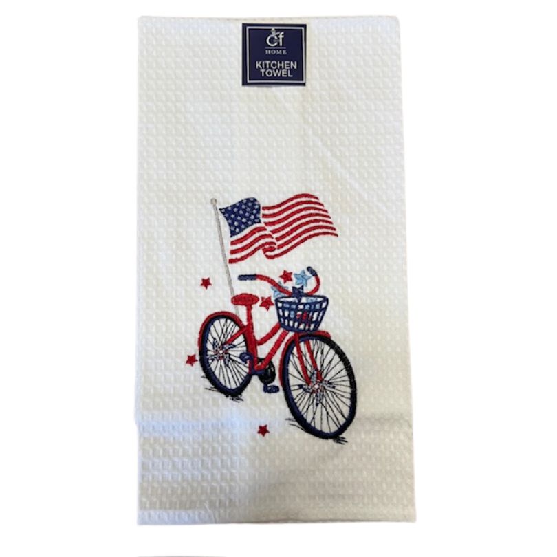 Patriotic USA Flag and Bike Towel