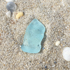Aqua Bonfire Glass