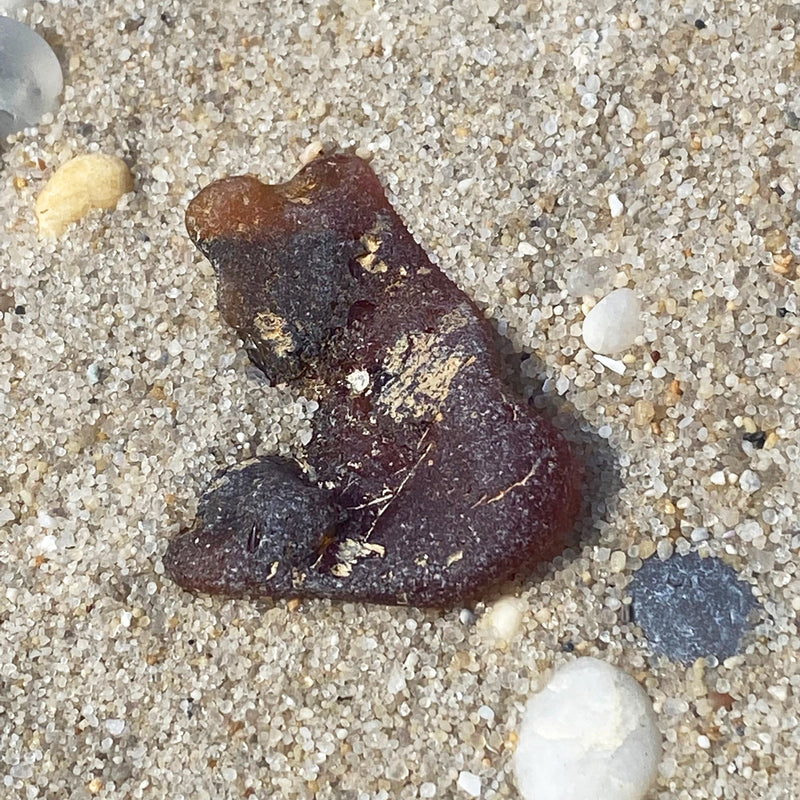 Brown Bonfire Glass
