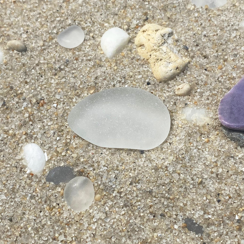 Smooth White Sea Glass