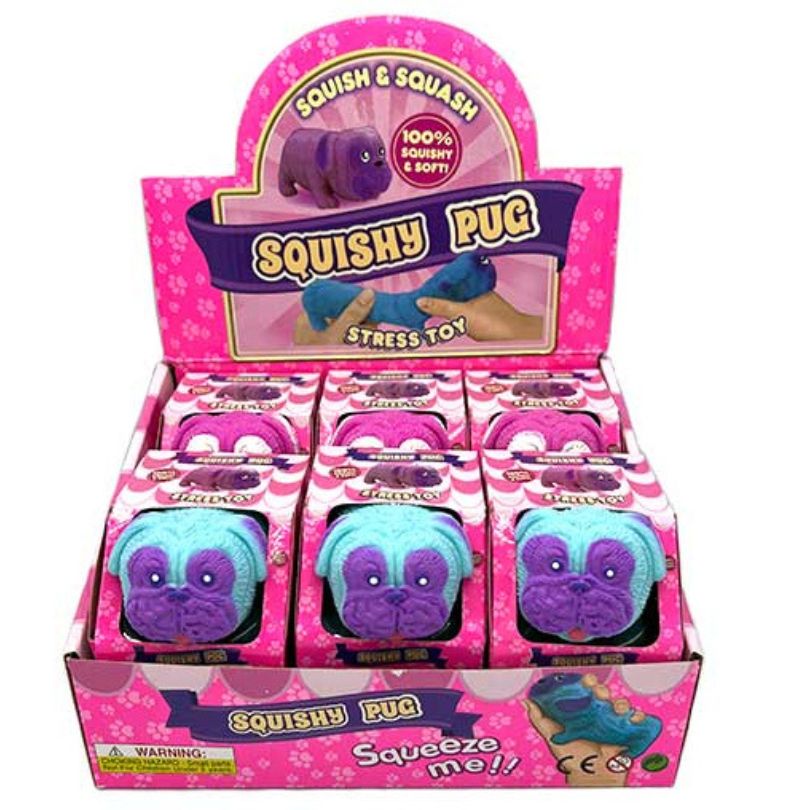 Squish and Squash Stress Toy Pug
