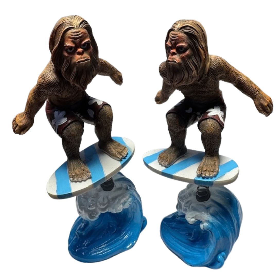 Surfing Sasquatch Figurine