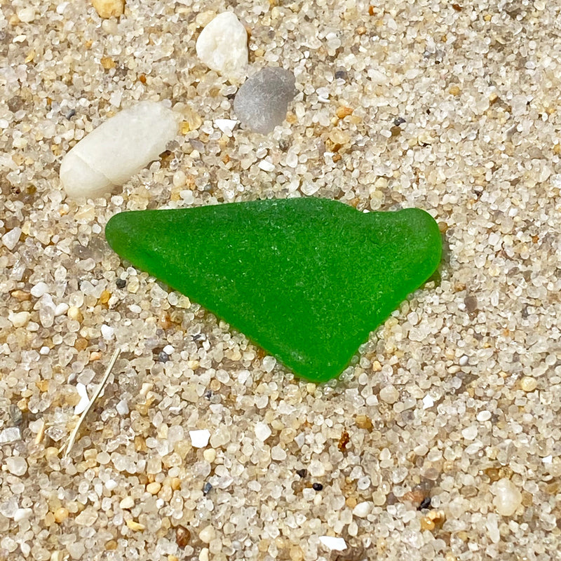 Vivid Green Triangle