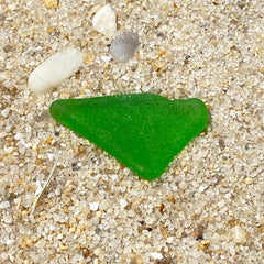 Vivid Green Triangle