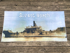 Concrete Ship Atlantus Towel