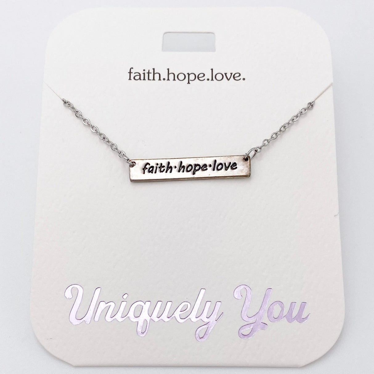 Faith. Hope. Love