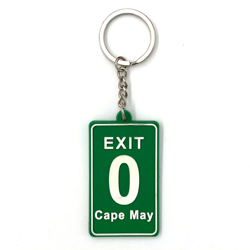 Exit 0 Keychain (Rubber)