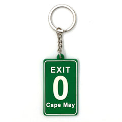 Exit 0 Keychain (Rubber)