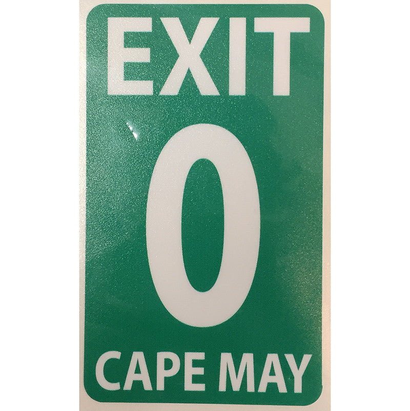 Exit 0 Decal