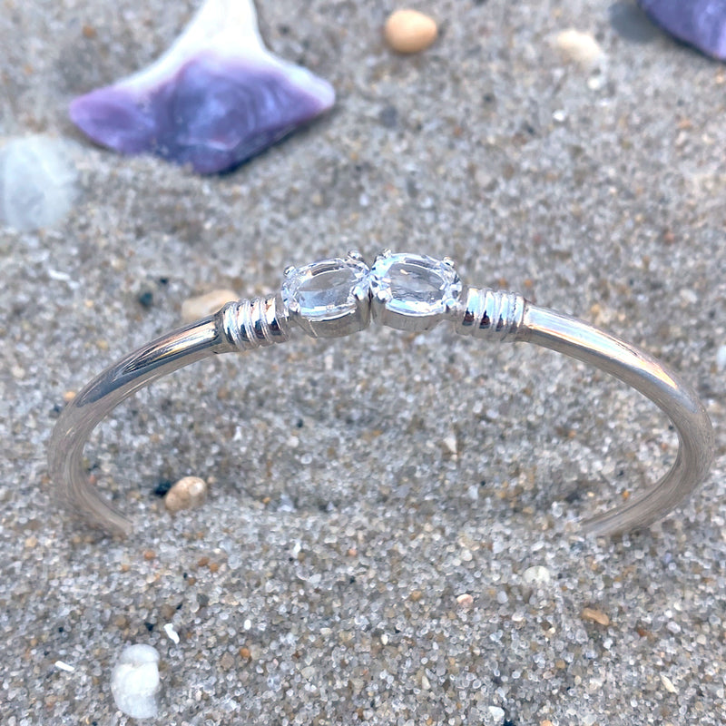 Sterling Silver Cape May Diamond Bracelet